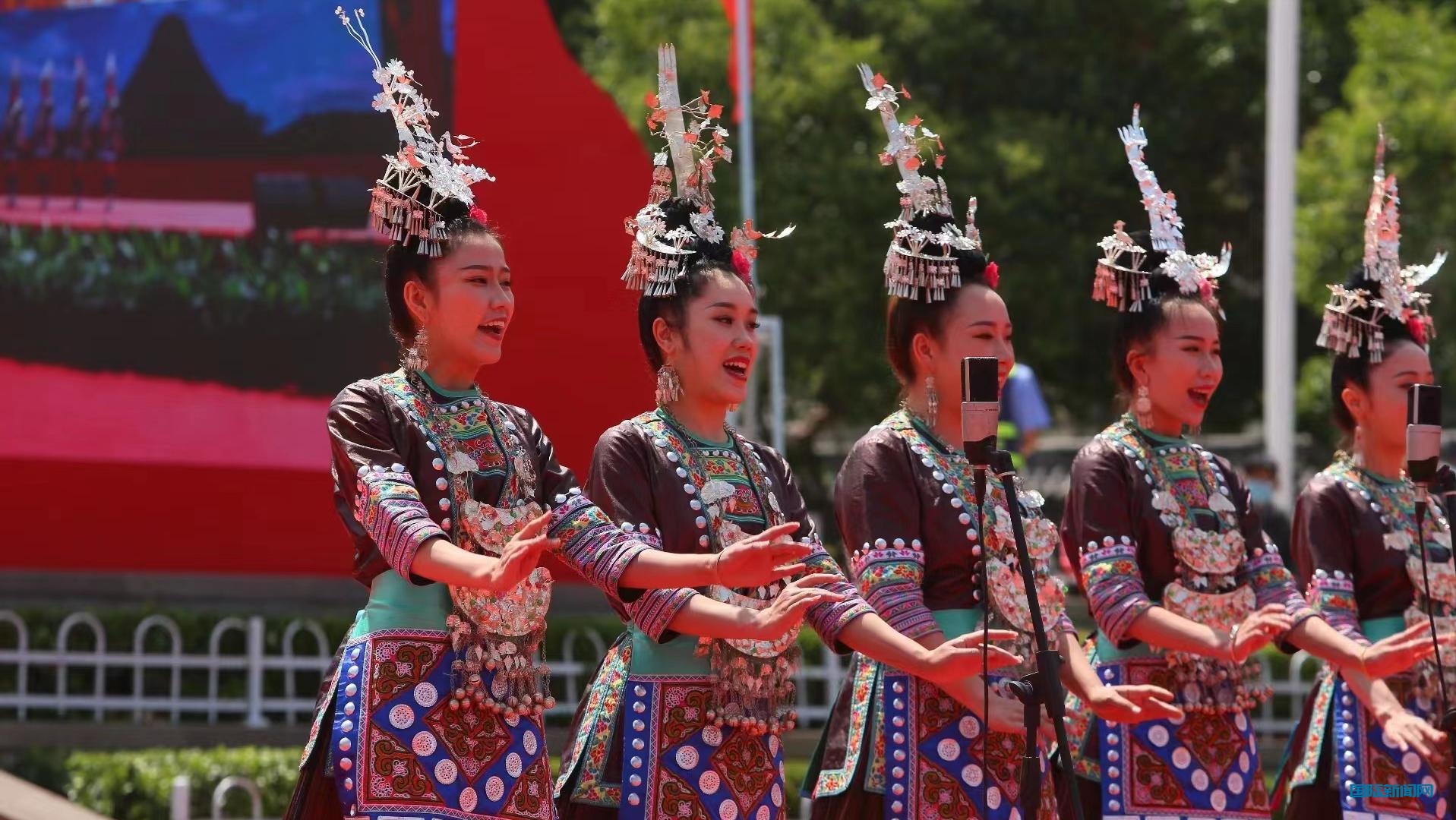 贵州从江侗族大歌唱响山东“文化馆服务宣传周”系列活动红色经典